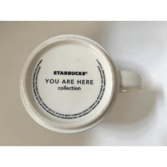 STARBUCKS PIKE PLACE MARKET Mug You Are Here Collection YAH Coffee Mug 2017 EUC - Picture 6 of 6